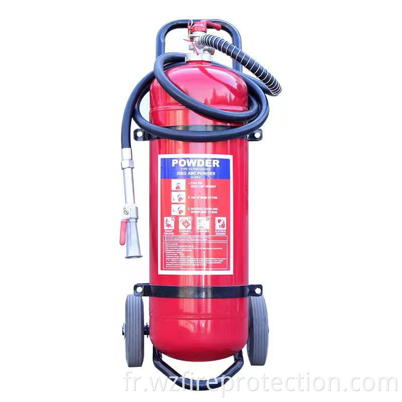 Trolley fire extinguisher
